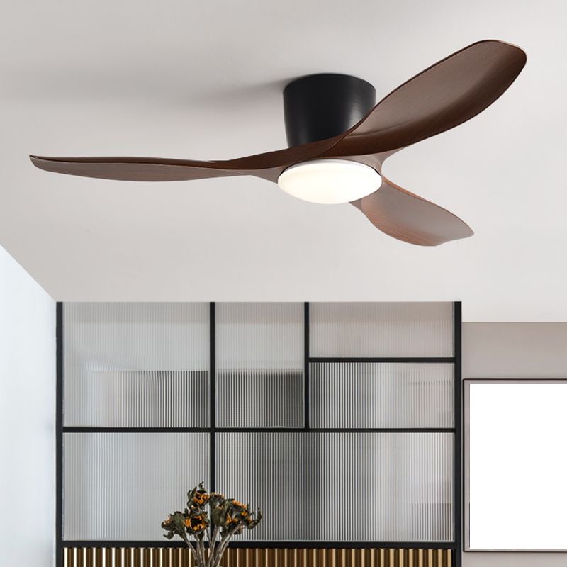 Simplicity 3-Blade Ceiling Fan Lighting with ABS for Dining Room