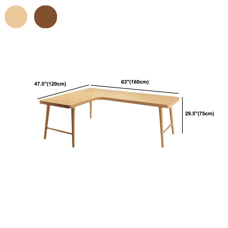 Home and Office Minimalist Office Desk L-Shaped Modern Writing Desk