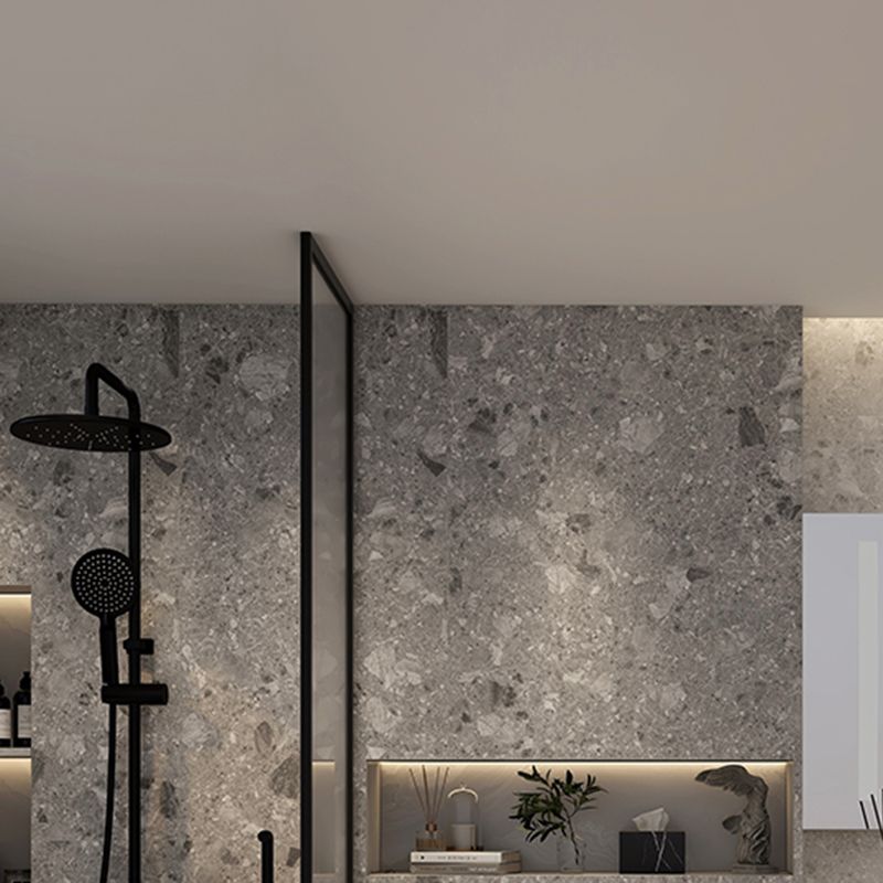 Matte Floor and Wall Tile Modern Patterned Square Singular Tile