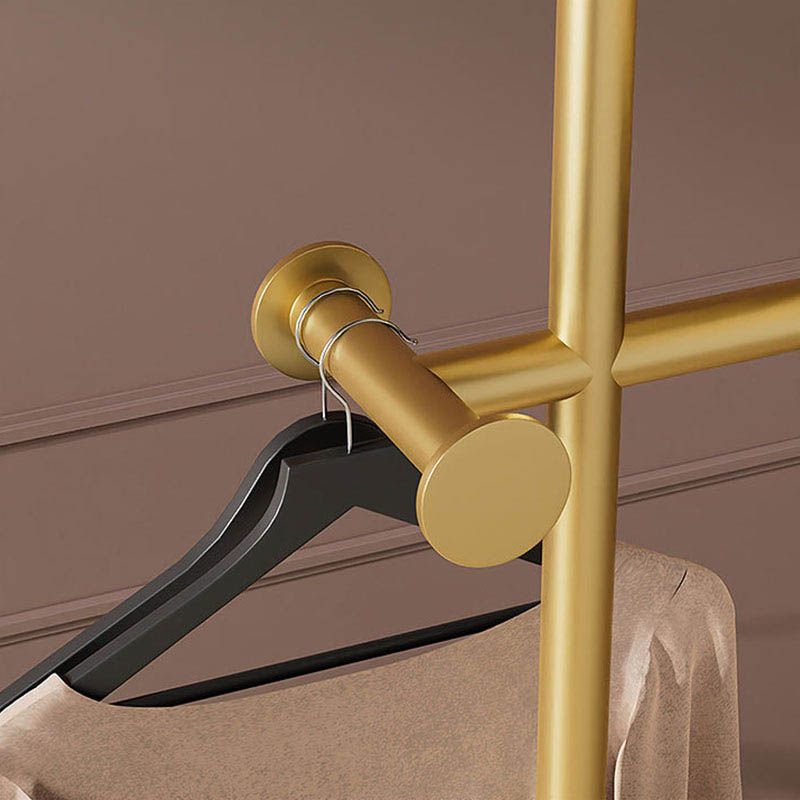 Contemporary Coat Rack Solid Color Clothes Hanger with Coat Hooks