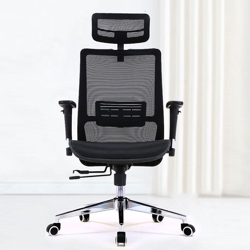 Modern Desk Chair Mesh Computer Chair Conference Chair in Black