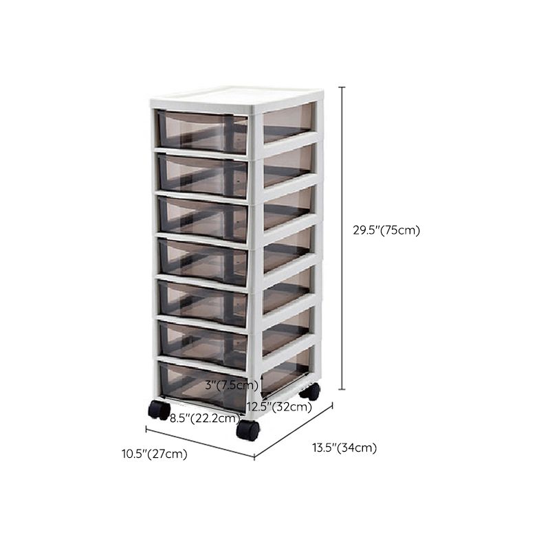 Vertical Transparent Filing Cabinet Plastic Drawers File Cabinet