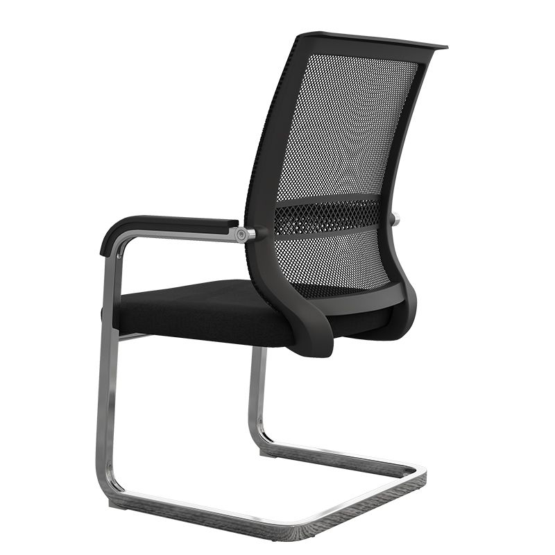 Fixed Arms Office Chair No Distressing Modern Ergonomic Chair