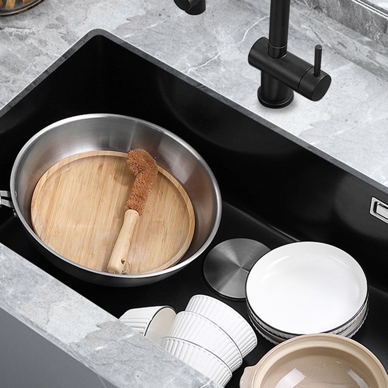 Modern Kitchen Sink Stainless Steel with Accessories and Faucet Undermount Workstation