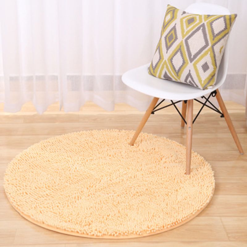 Tapis de décoration de maison relaxante de la zone de couleur unie multicolo