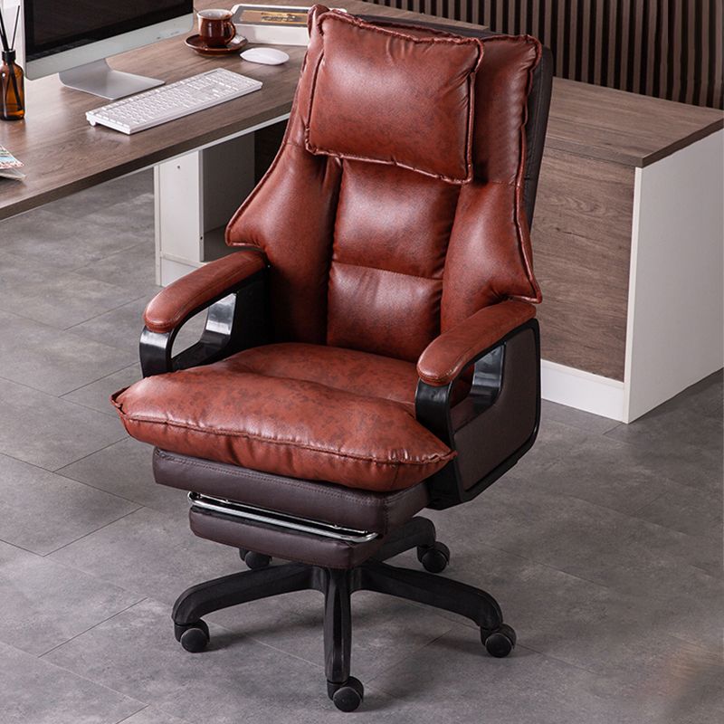 Modern Padded Arms Executive Chair Ergonomic Task Chair for Office