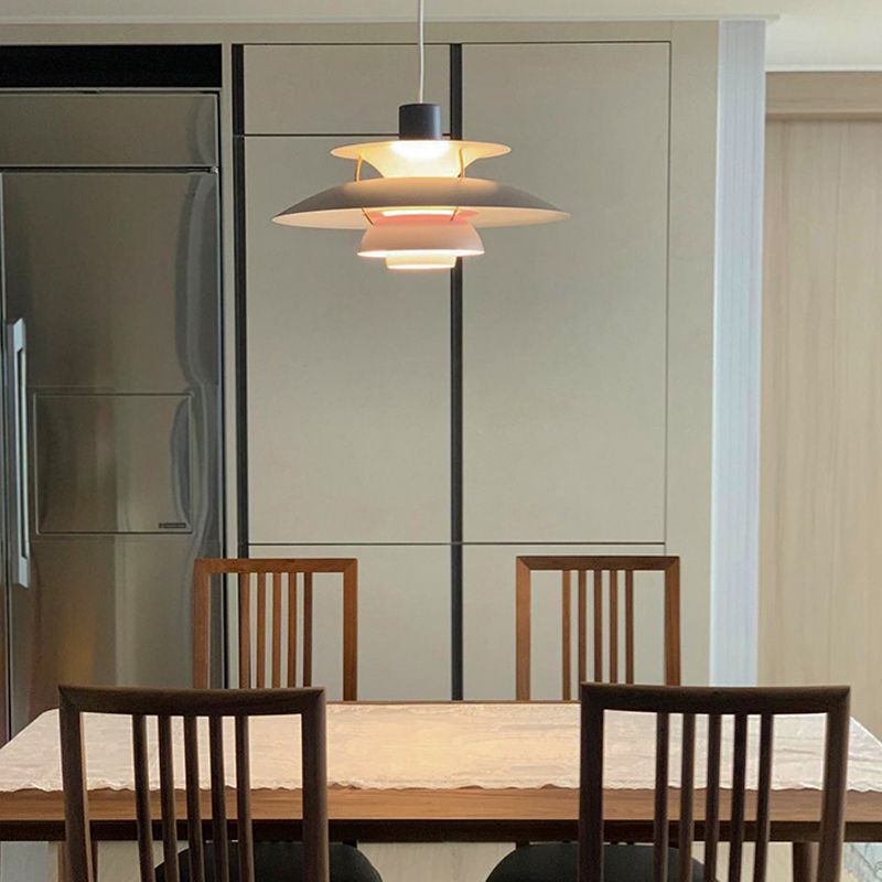 Modern Metal Shade Hanging Light Household Pendent Light for Sitting Room