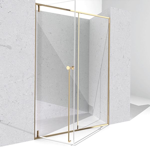 Semi Frameless Tempered Glass Shower Door Pivot Shower Doors