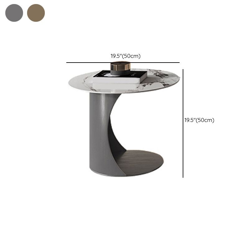 27" Wide White Contemporary Slate Gloss Finish Coffee Cocktail Table