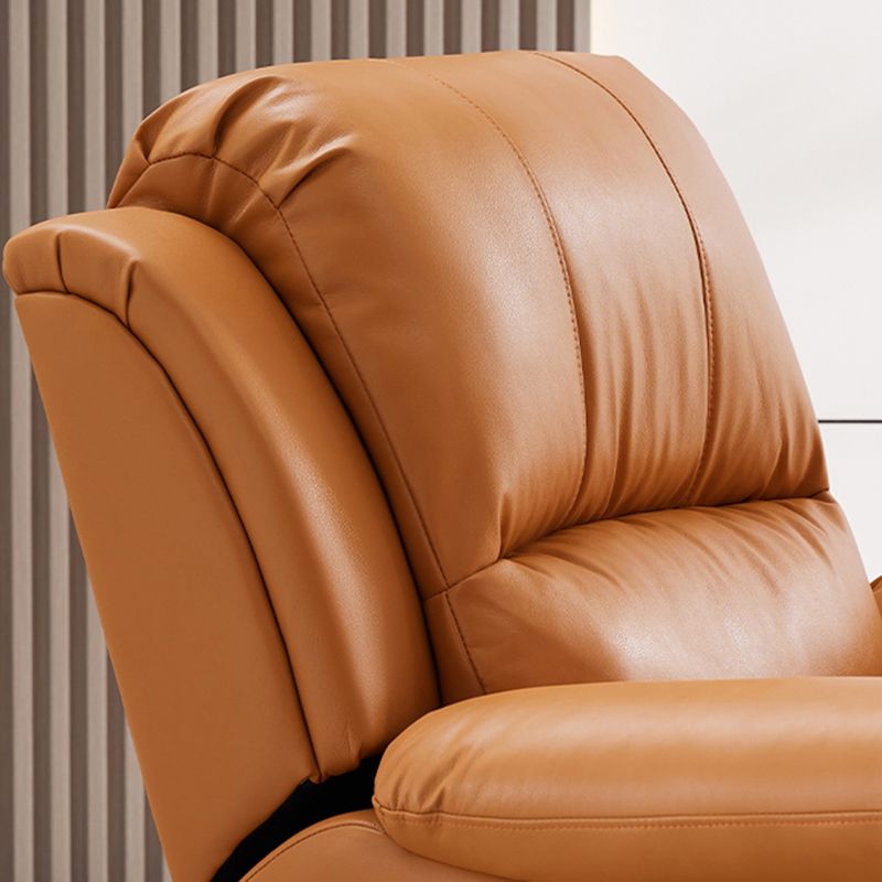 34.6" Wide Leather Single Recliner Traditional Swiveling Recliner Chair