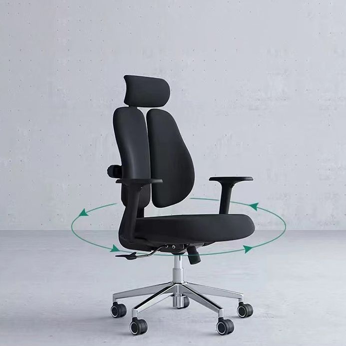 Modern Office Chair with Wheels High-Back Adjustable Arms Mesh Desk Chair