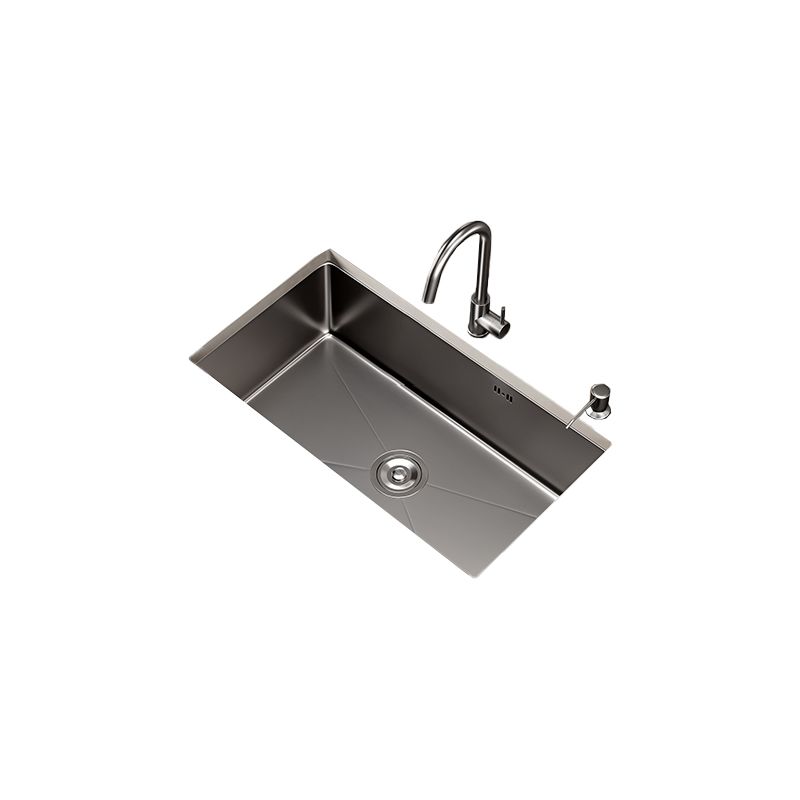 Kitchen Sink Noise-cancelling Design Modern Style Drop-In Kitchen Sink