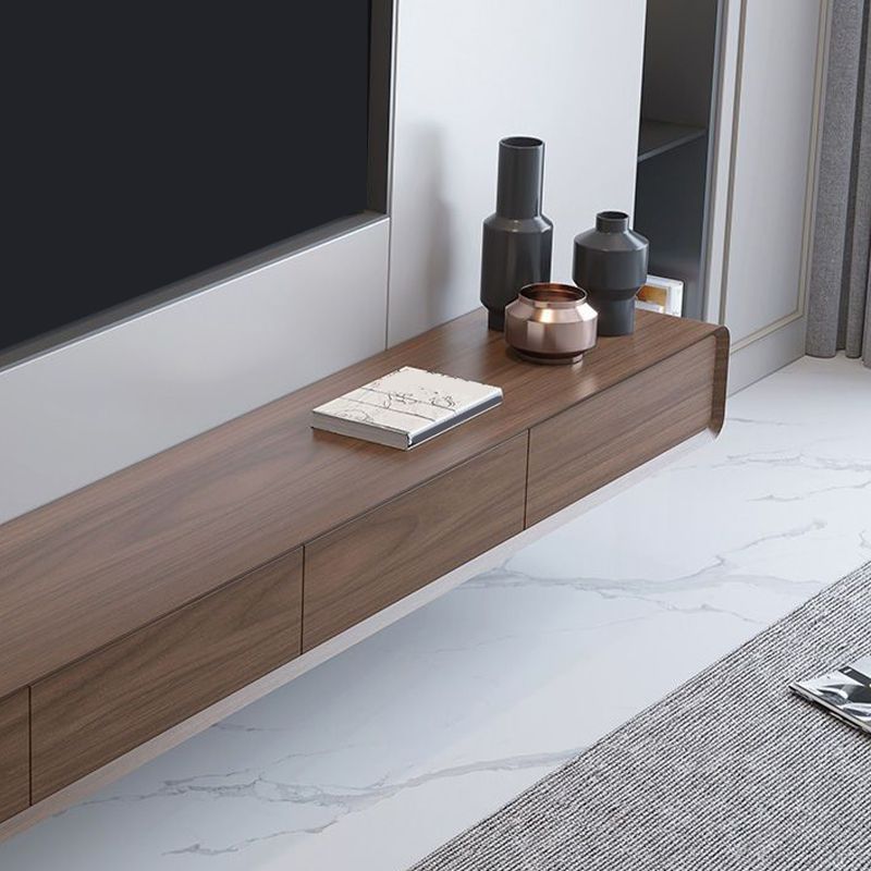 Contemporary TV Console Solid Wood TV Media Console for Living Room