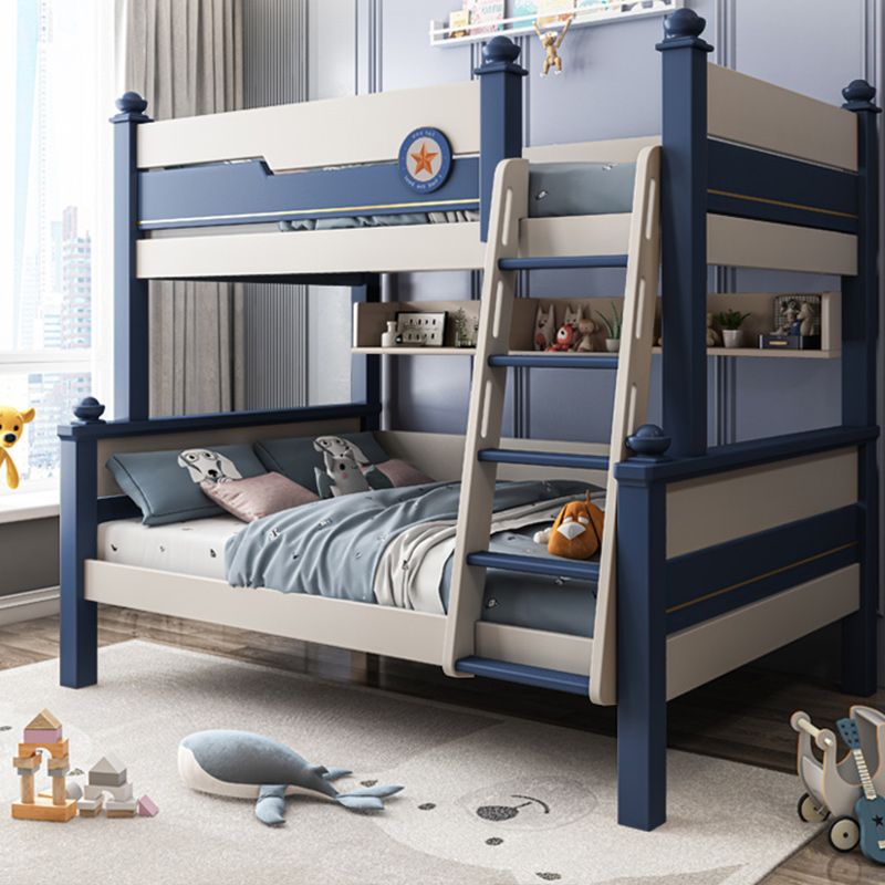 Storage Guardrail Bunk Bed Mattress Included Bed with Headboard