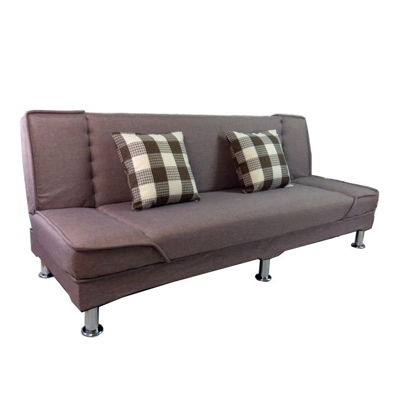 Wäsche Cabrio Sleeper Sofa genähte Kissen Rückenloses armloses Sofa