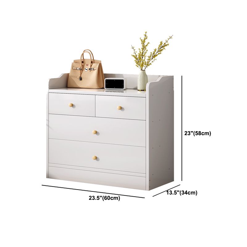 Bedside Storage Chest Dresser Modern Style Wooden Storage Chest for Bedroom