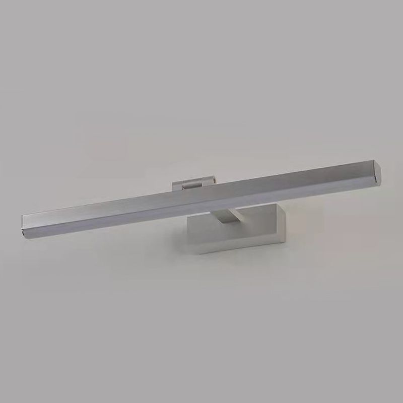 Moderne stijl strip vorm muurverlichting metaal 1 licht sconce licht voor doucheruimte