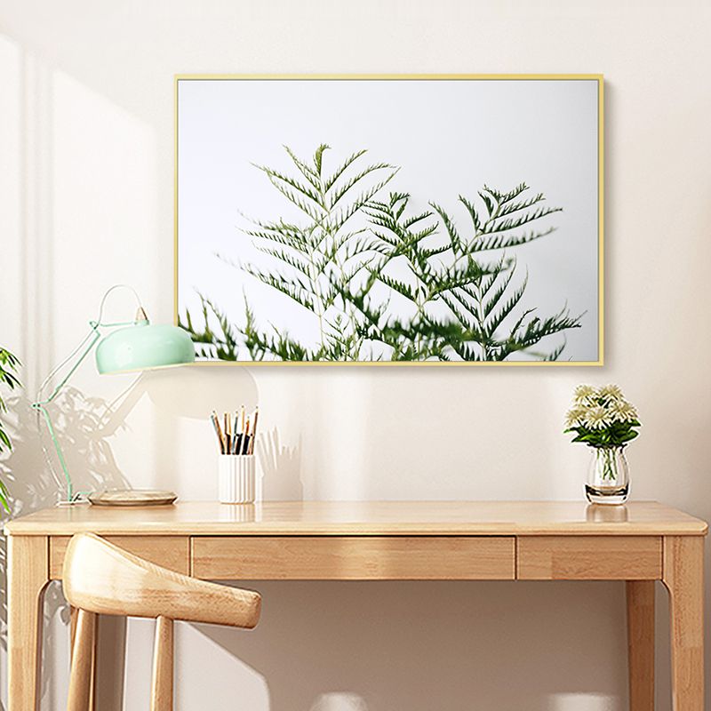 Pastel Color Botanical Painting Textured Scandinavian Living Room Wall Art Print