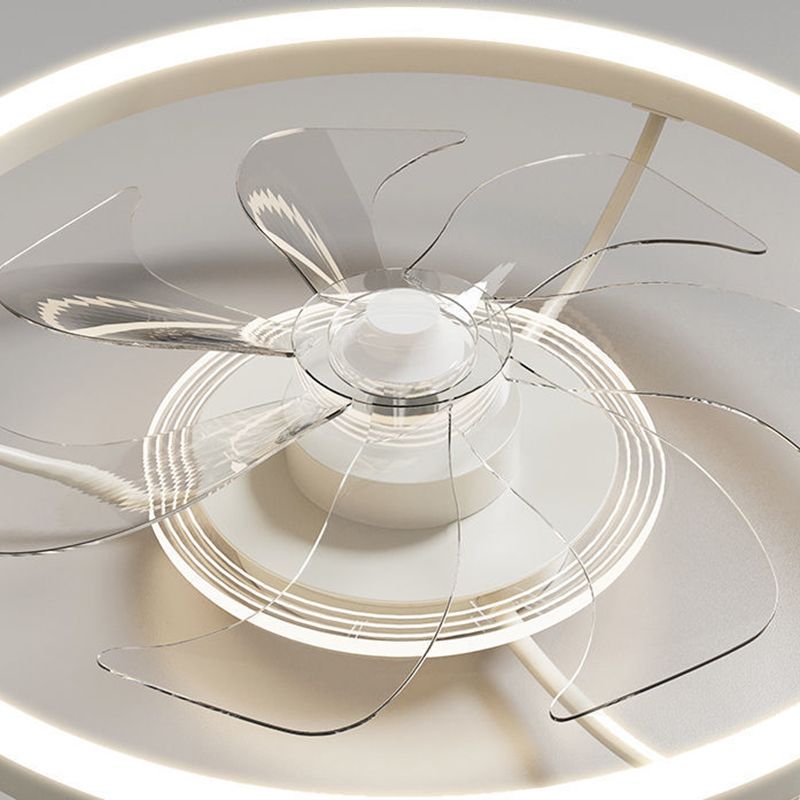 2 Light Ceiling Fan Lighting Modern Style Metal Ceiling Fan Light for Living Room