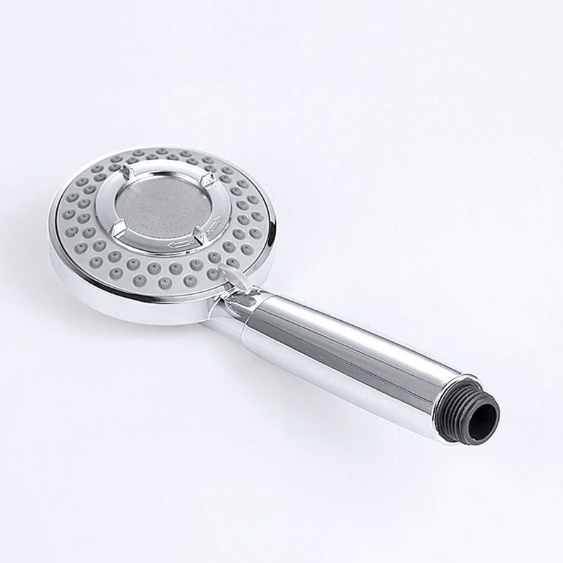 Silver Handheld Shower Head 3 Sprays Stainless Steel Wall-Mount Showerhead