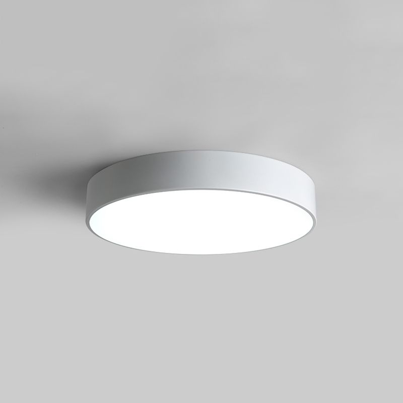 Modern Simple Style Flush Mount Ceiling Lamp Circle Flush Light for Living Room