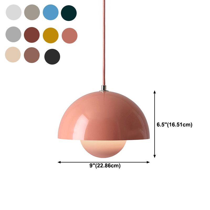 Colorful Metallic Hanging Light Modern Style Hanging Lighting Fixture