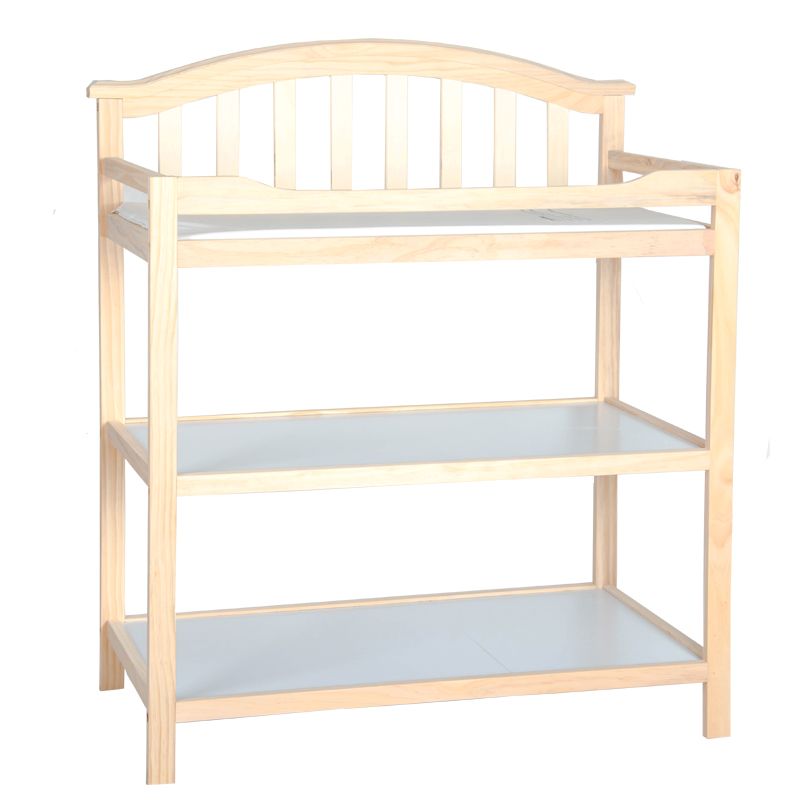 Shelf Baby Changing Table with Storage Arch Top Changing Table