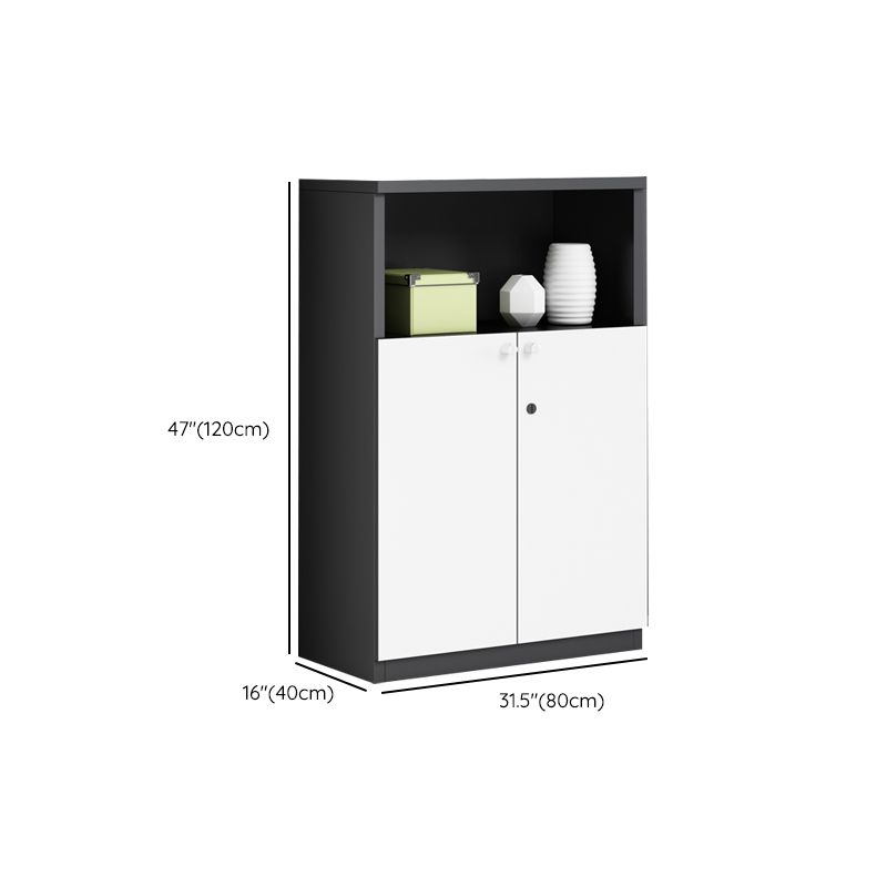 Simple Vertical File Cabinet Home Office Wooden File Cabinet