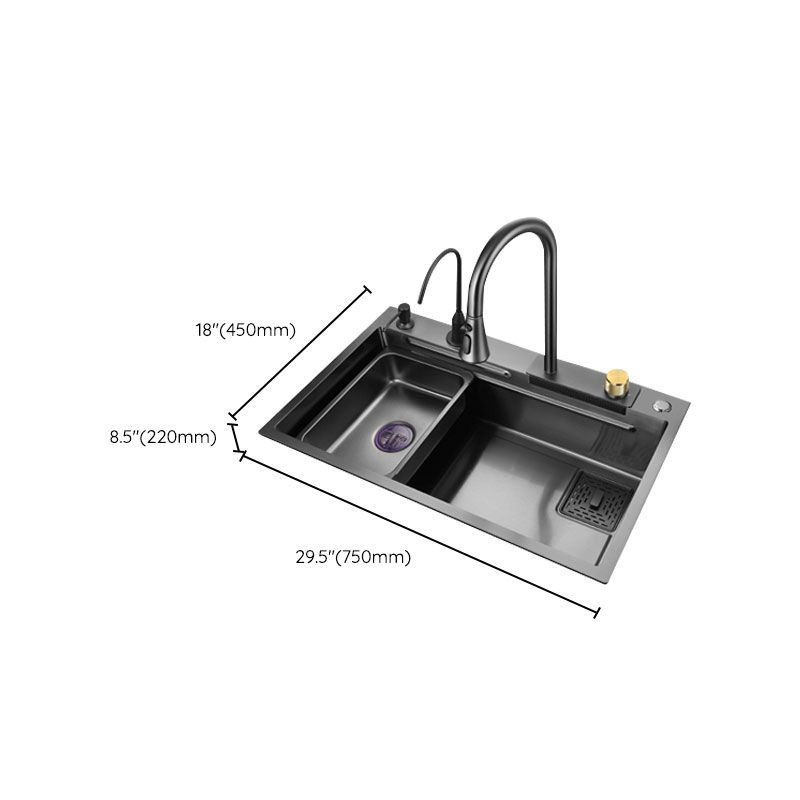 Modern Kitchen Sink Single Basin Kitchen Sink with Soundproofing