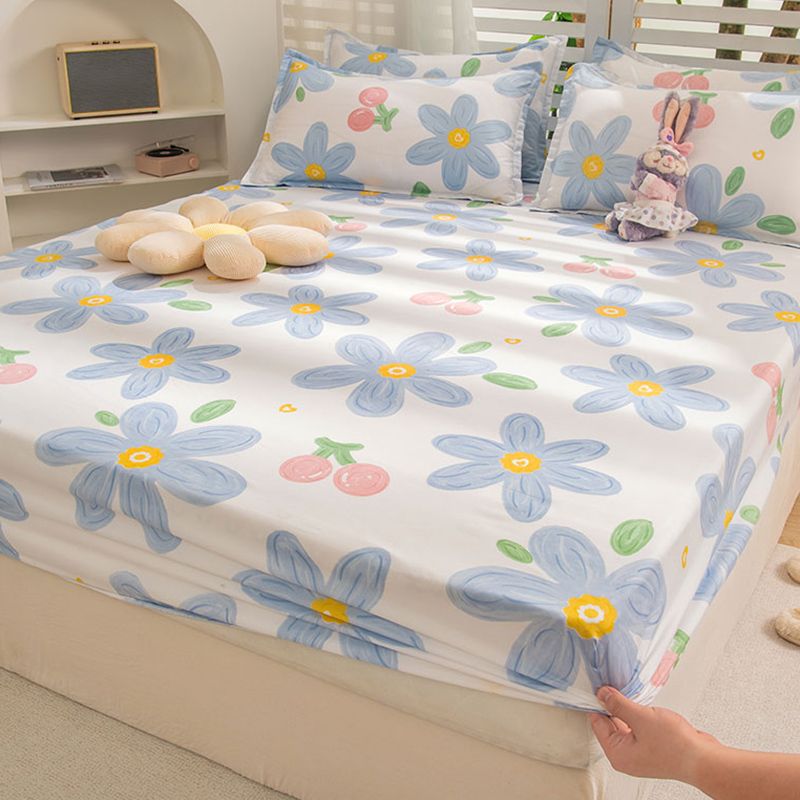 Modern Style Non-Pilling Sheet Floral Pattern Ultra-Soft Breathable Sheet