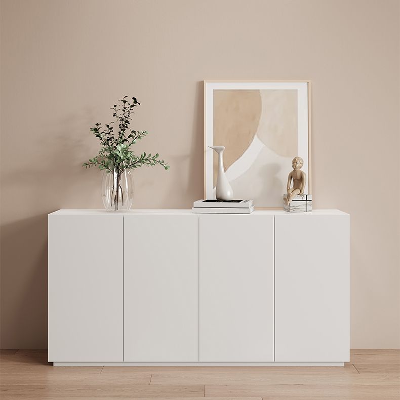 White Kitchen Sideboard Cabinet Contemporary Side Board for Home