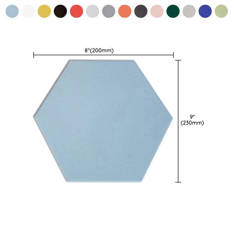 Modern Style Waterproof Wall Tile Straight Edge Hexagon Wall Tile