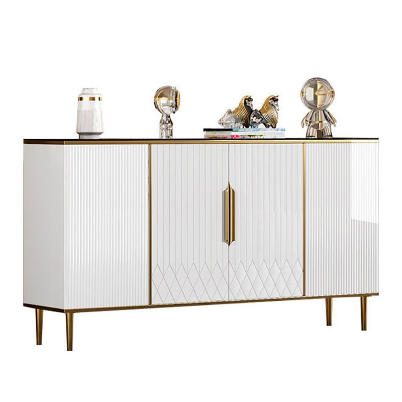 Stone Modern Sideboard Adjustable Shelves Dining Room Sideboard