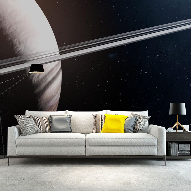 Universe Wall Mural Wallpaper Novelty Style Mildew Resistant for Sleeping Room