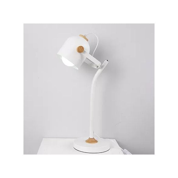 Rotatable Macaron Stylish Desk Light Cup Shade 1 Light Metal Reading Light for Study Room