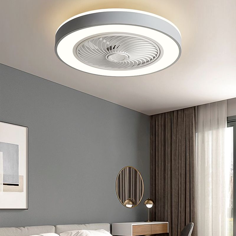 Modern Style Ceiling Fan Lamp Metal Ceiling Fan Lighting for Living Room