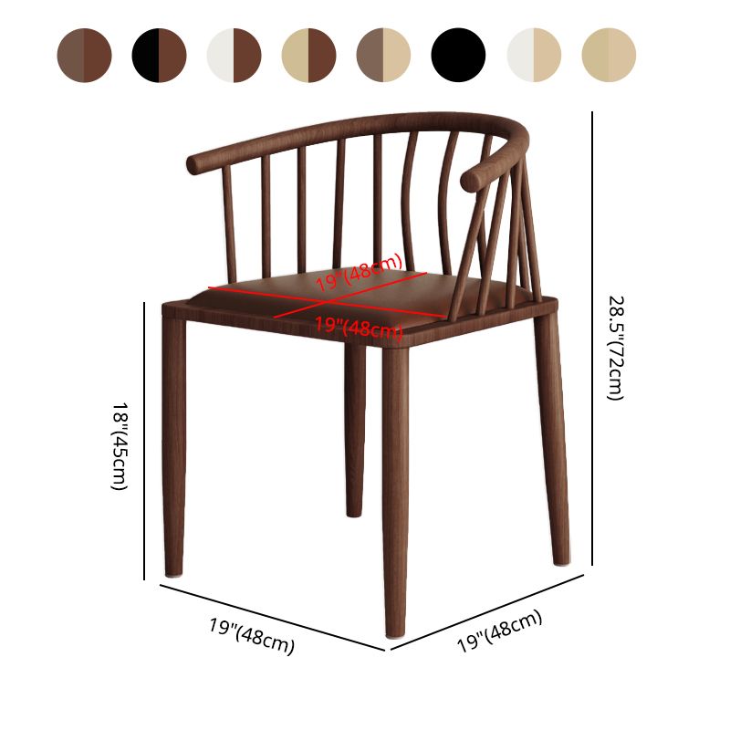 Eigentijdse houten eetwarmeloze stoelen pu lederen eetkamerstoelen voor thuisgebruik