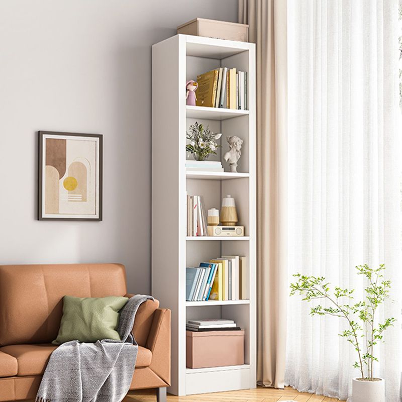 Closed Wooden Bookcase Modern Minimalist Home Corner Bookshelf