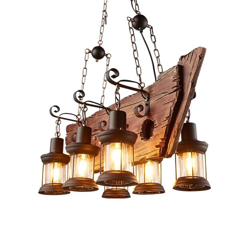 Aménagement de plafond industriel Vintage Multi Light Pendant Bar Reataurant Light