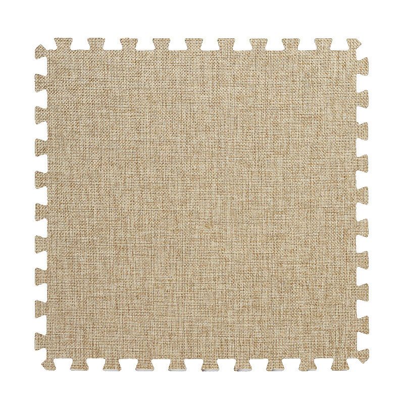 Carpet Tile Non-Skid Fade Resistant Solid Color Interlocking Carpet Tiles Dining Room