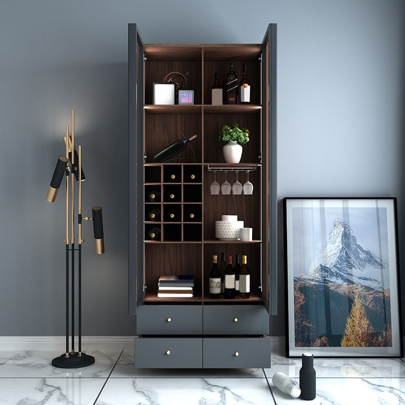 Contemporary Display Stand Wood Buffet Cabinet for Dining Room