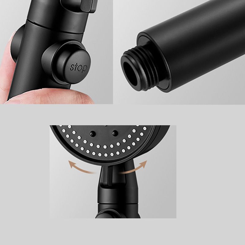 Modern Shower Head Plastic Bathroom Shower Head with Adjustable Spray Pattern