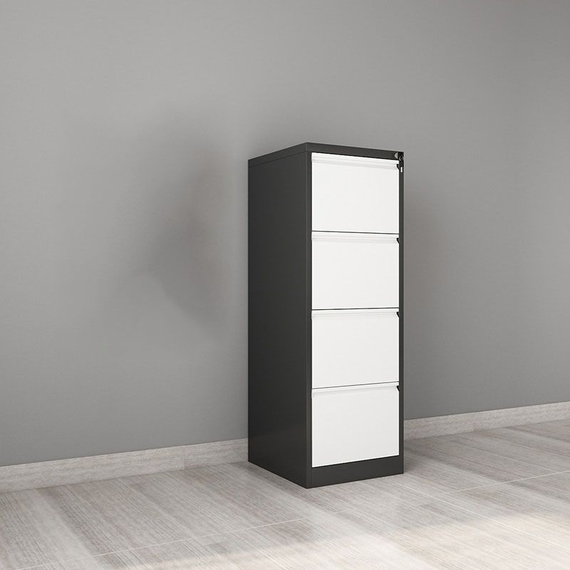 Modern Metal File Cabinet Fire-Resistant Filing Cabinet for Home Office