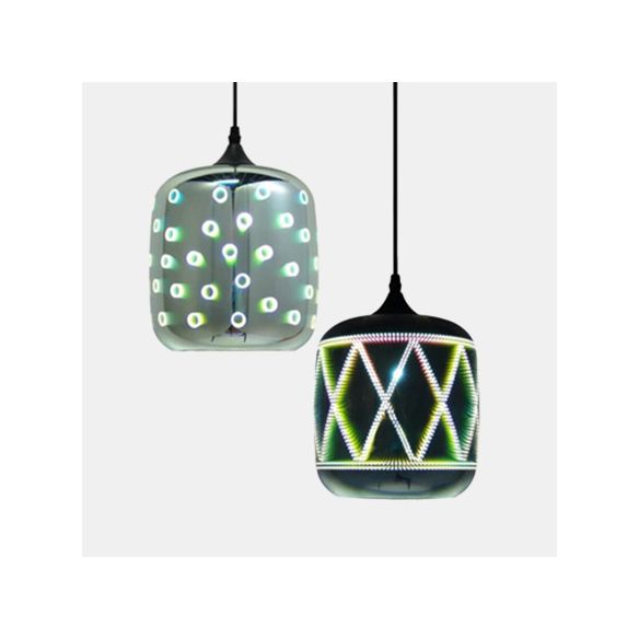 Contemporary Orb Mini Pendant Light Glass Shade One Head Hanging Lamp for Bar Cafe