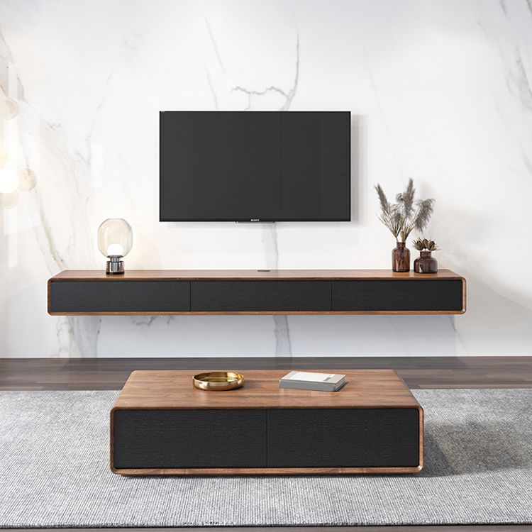 3 Doors Scandinavian TV Media Stand Wall-mounted TV Media Console