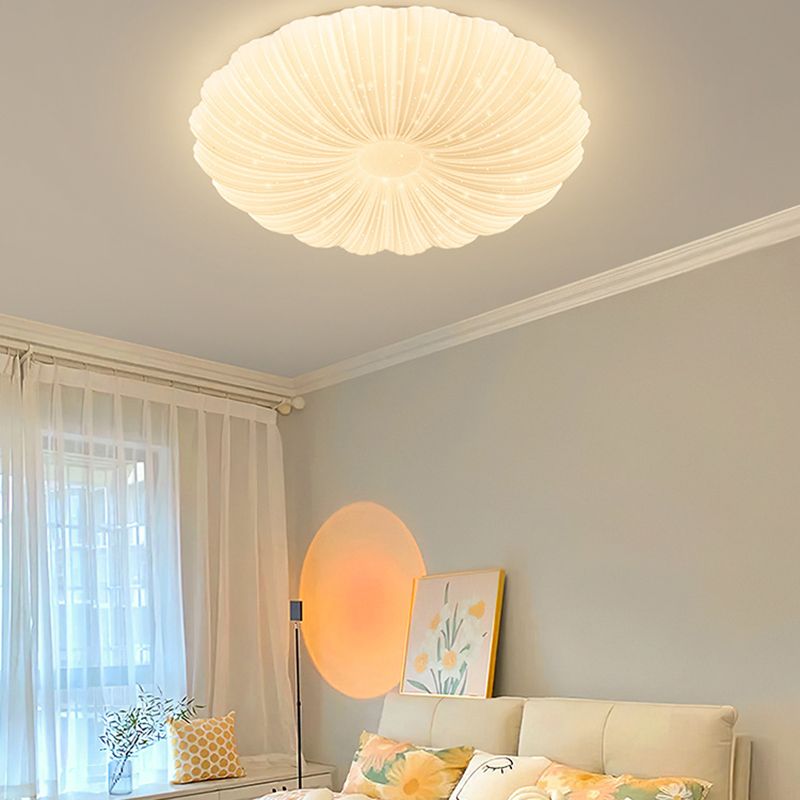 Modernism Flush Mount Lighting LED White Ceiling Light for Bedroom