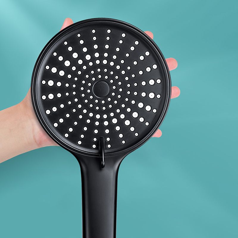 Contemporary Round Shower Head Pure Color Handheld Shower Head