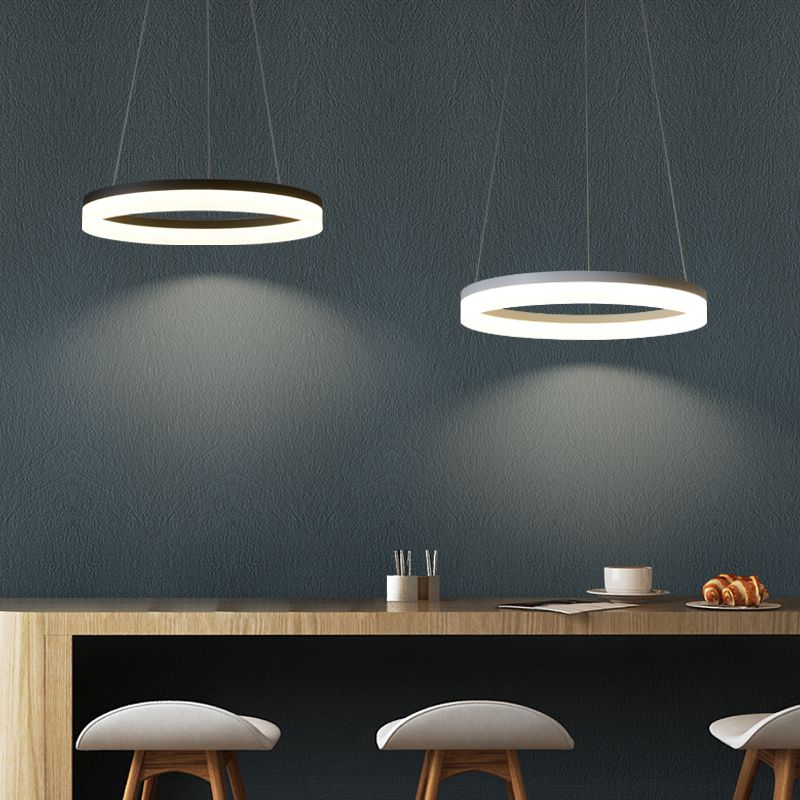 Simple Pendant Lighting Fixture Modern Style LED Hanging Chandelier