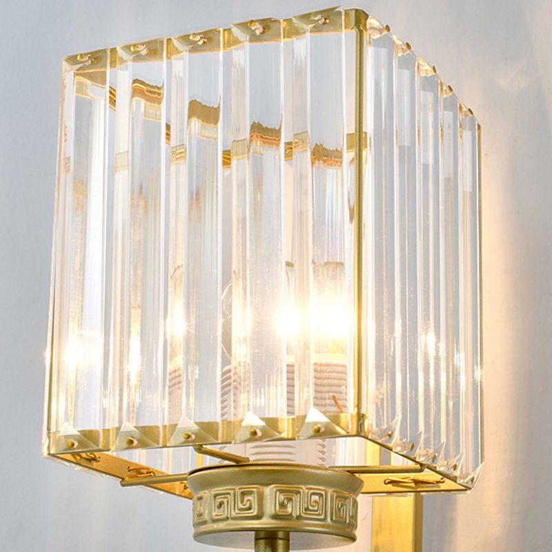 Modern Rectangular Vanity Wall Lights Crystal Vanity Wall Light Fixtures