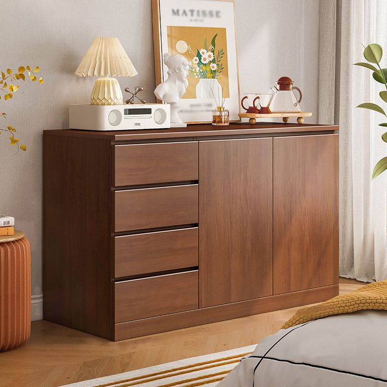 Engineered Wood Buffet Sideboard Modern Sideboard Cabinet with Drawers